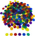 MR CHIPS 300 Count Plastic Bingo Chips for Games, Solid and Transparent Colors, 19 Color Choices, 3/4 Inch 7/8