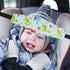 2 HESTYA Pcs Carseat Head Support Toddler, Stroller Seat Headrest for Sleeping Traveling, Neck Relief Headband Strap