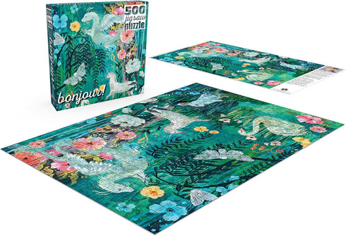 Buffalo Games - Kendra Binney - Magical Forest Friends - 500 Piece Jigsaw Puzzle for Adults, Perfect for Game Nights