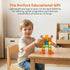 JINHUDIE (1.38 inches) 3D 1-3 4-8, Magnetic Building Blocks Magnetic Tiles - Building Blocks for Toddlers & Kids Ages