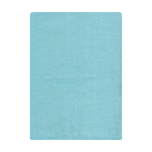 Hudson Baby Unisex Baby Flannel Burp Cloth 12pk, One Size, Teal Elephant