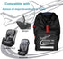 Hewjog Car Seat Travel Bag for Airplane, Carseat Cover for Air Travel for Infant Carriers Booster Convertible, Black