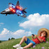 Generic 8-12, 360 8-16 Remote Control Airplane for Kids Boys Beginners RC Plane with Light, Flip Fighter Jet Toys