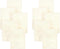 Little Treasure Unisex Baby Rayon from Bamboo Luxurious Washcloths, Cream, One Size