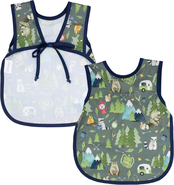 BapronBaby Animal Prints Bapron - No Neck Tie Safer Bib - Baby