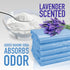 200 Count Baby Disposable Diaper Bags Scented with Lavender - Odor Absorber Biodegradable Plastic Diaper Sacks