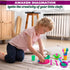 Kids Kitchen Playset Dishes - 27Pcs Toy Plates and Bowls Sets for Outdoor Play Accessories