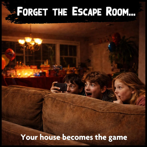12+, 4-12 Let's Split Up - an Outrageous Horror Spoof Game | Ages Players | Halloween Games for Teens | Horror Board