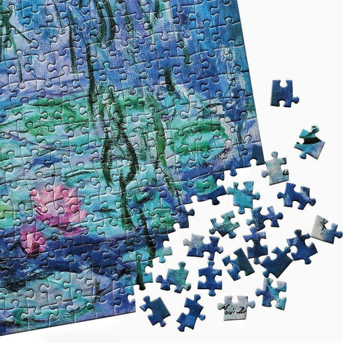 Moruska Water Lilies by Claude Monet 1000 Piece Jigsaw Puzzle, Museum Collection Famous Paintings