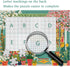 PICKFORU 1000 Book Jigsaw Puzzles Pieces, Spring Flowers Bookstore Puzzles for Adults, Blooming Bookshelf Puzzle as