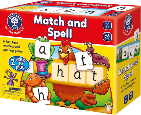 Orchard Toys Moose Games Match and Spell Game: A Fun First Reading and Spelling Game for Ages 4+