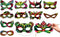 24 Sets Superhero Masks Rainbow Scratch Paper Art - Creative Classroom Arts and Crafts for Kids, Fun Party Favors