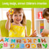 Large Size Magnetic Letters, Cute Animal Alphabet ABC Magnets for Fridge, Colorful Uppercase Animals Educational