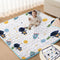 ZNVYPPD Baby Play Mats for Floor, 50x50 Playpen Mat Thick Soft Crawling Mat