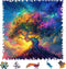 MYS AUR Wooden Puzzles for Adults, Colorful Tree of Life Jigsaw Puzzles