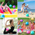 24 Pieces 9 Inch Bouncing Balls - Marbleized Bouncy Balls for Kids, Fun Indoor Outdoor Playballs for All Ages