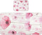 SyXIOP Pink Flowers Cooling Baby Mattress Protector 28" x 52" Reusable Crib Bumper