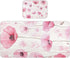 SyXIOP Pink Flowers Cooling Baby Mattress Protector 28" x 52" Reusable Crib Bumper