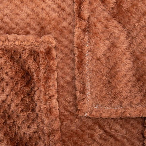 Fuzzy Blanket for Baby Girl or Boy, Soft Warm Cozy Coral Fleece Toddler Receiving Blanket for Crib, 28Wx40L