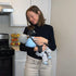 Universal Baby Bottle Holder for Hands-Free Feeding (Black)