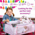 Adora Pack-N-Play Deluxe Baby Doll Crib & Changing Table Set - Includes Storage Box and Diaper Pad, Holds Dolls up to