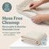 Contoured Baby Changing Pad Waterproof & Breathable Diaper Changing Pad | Removable Washable Cover, Non-Slip Base