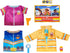 Kids’ Dress Up Trunk & Pretend Play Set with Firefighter, Police Officer, and EMT Costumes for Kids 3+