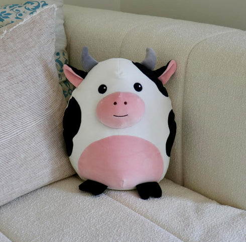 13-Inch Snuggaboos Daisy The Cow Squish: Original Super Soft Plush Pillow Toy Adorable and Cuddly Cow Stuffed Animal