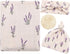 LifeTree Muslin Swaddle Blankets, Muslin Baby Boy Swaddle Blanket, Headband and Hat