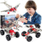 Volico 6-in-1 STEM Kit - Engineering Metal Truck, Airplane and Sports Car Excavator