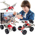 Volico 6-in-1 STEM Kit - Engineering Metal Truck, Airplane and Sports Car Excavator