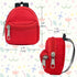 UNICORN ELEMENT 6pcs Mini Zipper Doll Backpacks, Cute School Bags for Doll Accessories