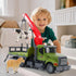 Chyucjl 3 4 5 6 7 Playset Ages3+ Large Farm Animal Transportation Truck Toys for Year Old Boys Girls Kids Toddlers