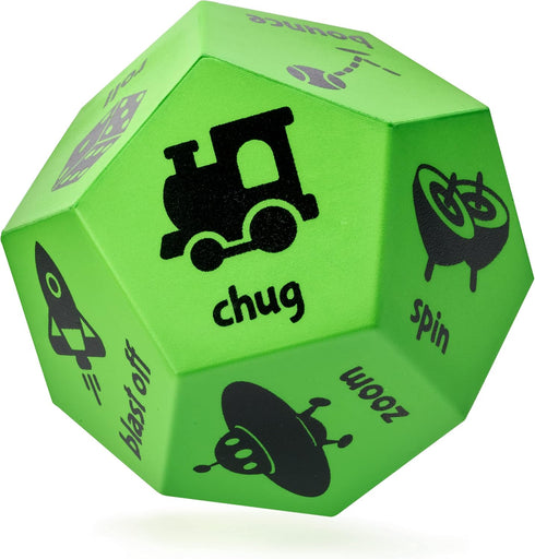 Movement Dice & Activity Dice, Gymnastics Games & Gross Motor Toys for Toddlers 3-5, Outdoor Kids Play Equipment