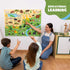 116 3-8 BONNYCO Felt Board for Toddlers with Jungle Animals Figures. Montessori and Sensory Toys, Birthday Gifts
