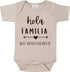 Hola Familia Nos Vemos Pronto Pregnancy Reveal Infant Bodysuit,0-3 Months Baby Announcement