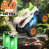 2.4GHz 1:24 6-12, Dinosaur Remote Control Car RC Monster Truck Scale RC Car with LED Lights & Movable Mouth