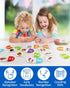 36pcs 3 4 5 Coogam Learning Alphabet Matching Game, Self-Correcting Sight Words Letter Number Cards, Fine Motor