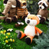 9 Set 11 Inch Zhanmai Pieces Safari Stuffed Animal Toys Plush Jungle Animal Toys Plush Includes Tiger Lion Elephant