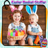 24PACK 2.75inch KissFree Prefilled Easter Eggs with Easter Pop Toys, Easter Eggs Filled with Toys, Easter Basket