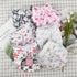 6 Pack 12 ALVA Cloth Diaper with Inserts One Size Adjustable Washable Reusable Diaper Cover for Baby Girls and Boys