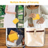 Canboc Carrying Case for Anbernic RG405V Retro Handheld Game Console, Yellow Storage Box with Mesh Pocket for Cable, SD