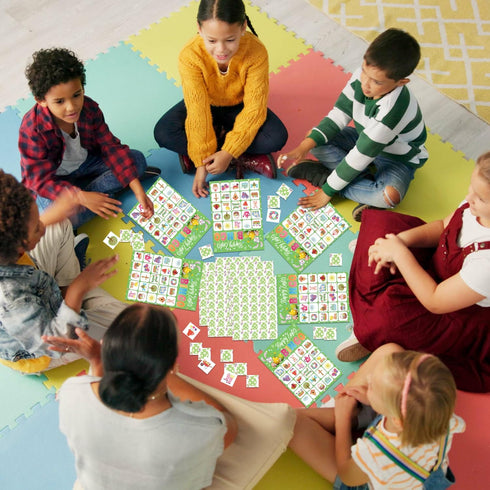 CheerChamp 24-Player Easter Bingo Game for Kids, Ultimate Party Card Game for Classroom, School & Family Activities