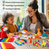 FUNZBO Arts and Crafts Supplies for Kids, Craft Kit with Glitter Glue Stick and Tools, DIY School Supplies