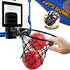 Over The Door Mini Basketball Hoop for Kids, Indoor Basketball Hoop with Scoreboard & 4 Balls, Sport Toys Gifts for