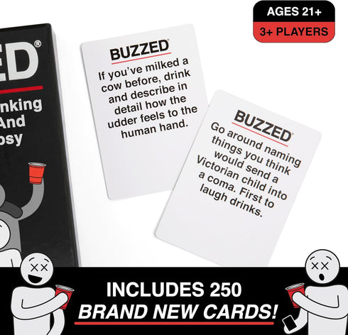Buzzed - The Hilarious Party Game That Will Get You & Your Friends Tipsy