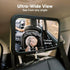 Large Shatterproof Baby Car Mirror - Safety Rear Facing Infant Car Seat Mirror, Fully Assembled Black