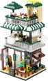 Street View Mini Building Blocks Coffee House Shop Store Kit, Educational Creative Toy for Boys Girls 1025 pcs