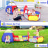 PigPigPen 3 in 1 Kids Play Tent, Pop Up Playhouse with Tunnel and Ball Pit for Indoor/Outdoor Fun