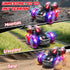 SOGAWEBB 4-7, 2.4Ghz 4 5 6 7 8 Remote Control Cars for Boys Rechargeable RC Stunt Car with Cool Lights Toys Gift
